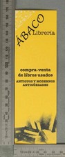 MARCAPAGINAS. Ábaco Librería - Compra-venta de libros usados, ant Ábaco price