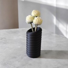 Vase Tall Ribbed Flower Vase - Dried Flower Vase - Ornamental Vase - Modern Vase price