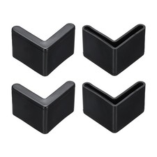 4 Piezas Tapón para Marco de Cama 1-3/8", Protector Negro para Patas de Hierro Cama Marco price