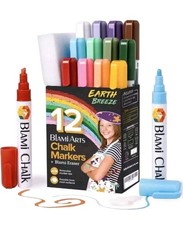 12 marcadores de tiza líquida Blami Arts y borrador Blami, 2 puntas adicionales 6 mm reversibles Liquid Eraser price