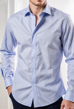 Camisa para hombre Jeff Banks STVDIO 16” cuello azul manga larga algodón puro diseñador Vest de hombre price