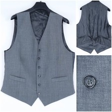 Chaleco de vestir formal gris claro vintage talla grande UK 42 para hombre Vest de hombre price