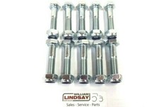 Paquete de 10 pernos de cizalla de seguridad para toma de fuerza M10 x 80 mm - Mezcladores de lodos para césped empacadoras Mixers price