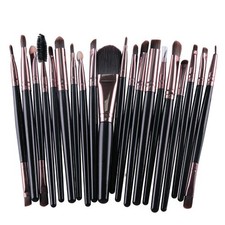 Kit de 20 brochas de maquillaje profesional base herramientas cosméticas negras Neceser de maquillaje price