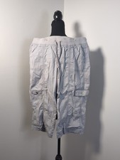 Pantalones capri Style And Company gris algodón cintura elástica utilitarios senderismo para mujer 6 Shorts y Capri (de Exterior) price
