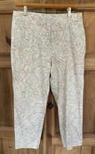 Pantalones capri recortados Charter Club para mujer 10 pequeños algodón cachemira tostado blanco bolsillo Shorts y Capri (de Exterior) price