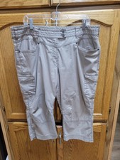 Capris activos de carga elásticos topo para exteriores con rodillas dadas por ExOFFICIO talla 16 Shorts y Capri (de Exterior) price