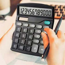 Calculadora de Escritorio Electrónica Solar Pantalla Extra Grande Batería Empresarial 12 Dígitos Calculator price
