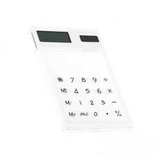 Calculadora de energía solar con diseño de panel táctil transparente único (blanca) Calculator price