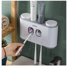 Porta Cepillos De Dientes Organizador Para Baño Accesorios Dispensador Pasta NUEVO Cepillo de Dientes Soporte price
