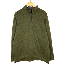 Jersey de hombre WRANGLER talla L verde cuarto cremallera cuello alto poliéster Jersey de hombre price