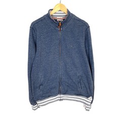 Jersey de hombre HILFIGER DENIM talla L cuello alto azul cremallera completa ... Jersey de hombre price