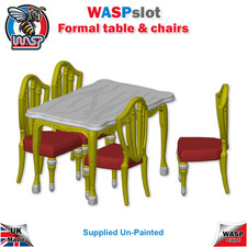 Juego de mesa y sillas formales - escala 1/32, paisaje, cafetería, restaurante, La Rascasse Cafe y Canteen Mesa Set price