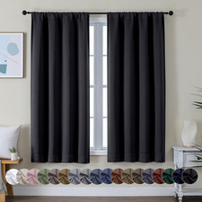 Cortinas opacas negras de Halloween de Ava para dormitorio Set de dormitorio price