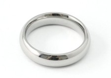 Anillo De Boda Mujer Hombre Acero Inoxidable Nuevo Efecto Espejo 4mm Anillo de hombre price