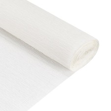 Rollo de papel crepé decoración de papel crepé 5 pies de largo 20 pulgadas de ancho, blanco Crepe Papel price
