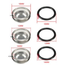 10~14mm Master Brake Cylinder Reservoir Sight Glass Motorcycle-Dirt Bike Gasket Reservoir price