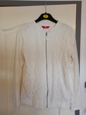 Cardi Marfil Niñas Cremallera por YD 12-13 Años/158cm Cárdigan de niña price