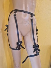 Ligas de pierna de mujer cintura sintética de cuero sintético / cinturón de jaula en el muslo Garter Cinturón price