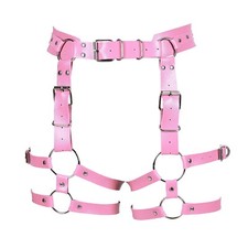 Ligas de pierna de mujer Cintura de cuero rosa / Cinturón de jaula de muslo / Liga Garter Cinturón price