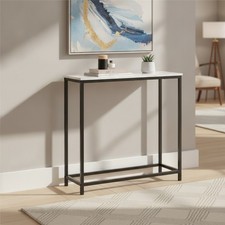 Mesa Consola SCH Negra Moderna 80x30x75cm Entrada Pasillo Salón Console Muebles price