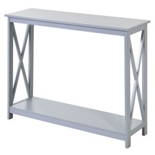 HOMCOM Mesa Consola Madera Almacenamiento Cajón Estante Entrada Soporte de Exhibición Console Muebles price