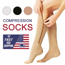 Calcetines de compresión de pantorrilla con cremallera Calcetines de niña price