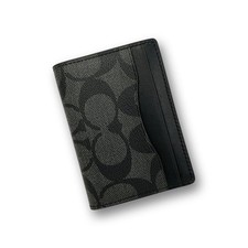 Auténtico estuche para tarjetas COACH 91660 de cuero de Japón Unisex Cartera price
