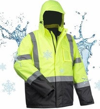 Chaquetas de seguridad 100% impermeables para hombres chaquetas de trabajo.2025 Impermeable de hombre price