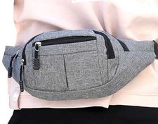 Riñonera impermeable para hombre de gran capacidad gris Impermeable de hombre price