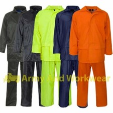 Conjunto De Chaqueta De Lluvia Y Pantalones Para Hombre Con Capucha Impermeable Impermeable de hombre price