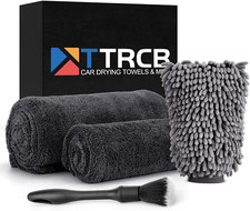 2 toallas microfibra 1300 GSM, ultraabsorbentes para coche, 36"x24" y 16"x16" Toalla Máquina price