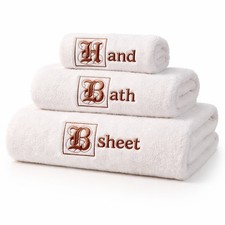 Toallas Algodón Peinado 100% 500 GSM | Suaves y Absorbentes | Baño Toalla Máquina price