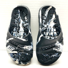 Sandalias Skechers Foamie Slides blancas y negras talla 13 sin cordones para exteriores Slippers y Sandals de niño price