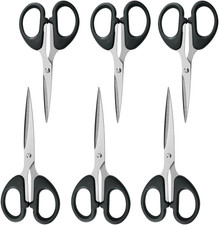 Tijeras para todo uso, juego de 6 tijeras de 6 pulgadas, asas de agarre cómodo afiladas Tijeras price