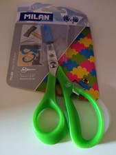 TIJERAS PARA NIÑOS ZURDOS 14 CM PUNTA REDONDEADA MILAN CALIDAD Tijeras price