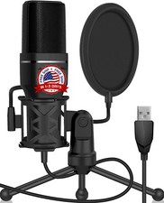 Microfono USB Condensador Para PC Estudio De Grabación Profesional YouTube Gamer Micrófono de estudio price