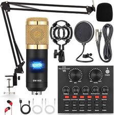 DORADA Kit De Grabación De Estudio Micrófono PROFESIONAL Música Youtube Vlogging Micrófono de estudio price