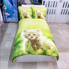 Gato Set 2pezzi Cama Individual Funda Nórdica 160x200cm Dos Reversible M.7 Set de funda nórdica price