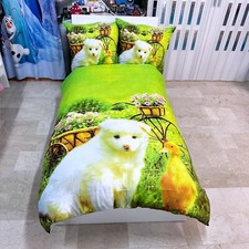 Perro Set 2pezzi Cama Individual Funda Nórdica 160x200cm Dos Reversible M.8 Set de funda nórdica price