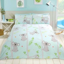 Set de Funda Nórdica Infantil Koala Fun Individual Azul/Gris - Árboles Flores Set de funda nórdica price