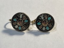 Pendientes Dorados Con Piedra Central De Fantasía (154-45/A1-53) Pendientes de fantasía price