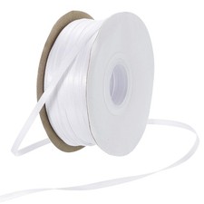Cinta de satén gruesa de 1/8" 100 yardas de doble cara cinta de seda grosgrain blanca Ribbons price