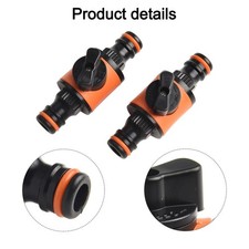 Juego de 2 conectores de grifo en línea para tubería de manguera de jardín de control de salida de agua Inline Faucet price