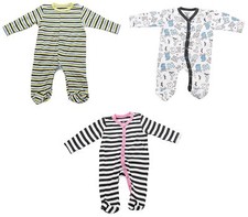 Pijama Para Niños Con Estampado Total 3 Piezas 56cm 0-3 Meses Bebé Pijama para bebé price