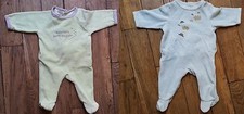 Lote De 2 Pijamas De Dormir Para Bebé De 1 Mes VERTBAUDET En Excelente Estado Pijama para bebé price