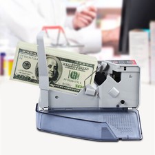 Mini Contador de Dinero Contador de Efectivo Máquina Bancaria Conteo de Monedas Detector de Falsificaciones Money Counting Máquina price