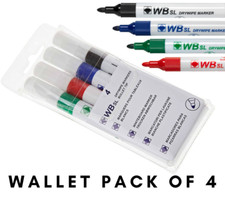 Bolígrafos para toallitas secas BULLET TIP Premium Slim Marcador Pizarra Blanca Paquete Surtido Whiteboard Marker price