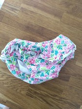 Pantalones de natación Jo Maman Bebe niñas 1-2 años patrón rosa en muy buena condición Bañador para bebé price