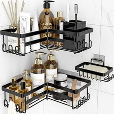 Estante organizador de ducha adhesivo para esquina de baño, carro de ducha Baño Estante price